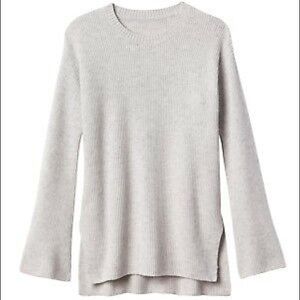 | Athleta | Wool Cashmere Bell Sleeve Sweater